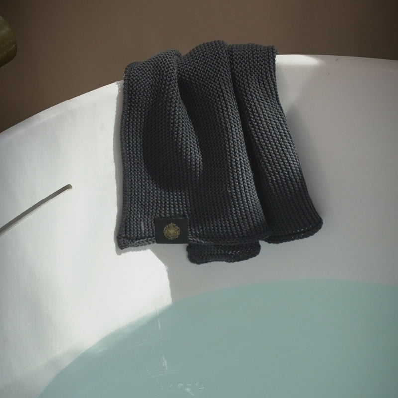 towel in bath