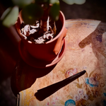 brush on table